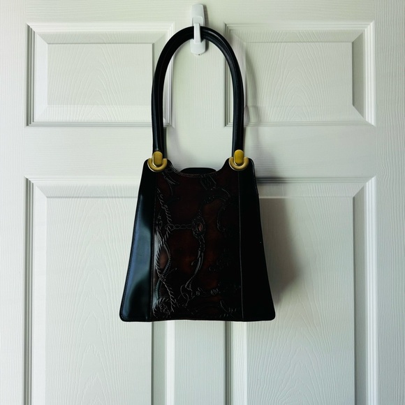 Vintage Italian Leather Handbag – Maxon Collection - Picture 4 of 11